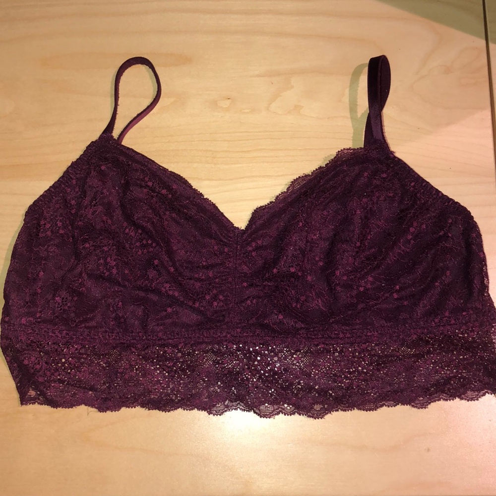 PINK lace bralette